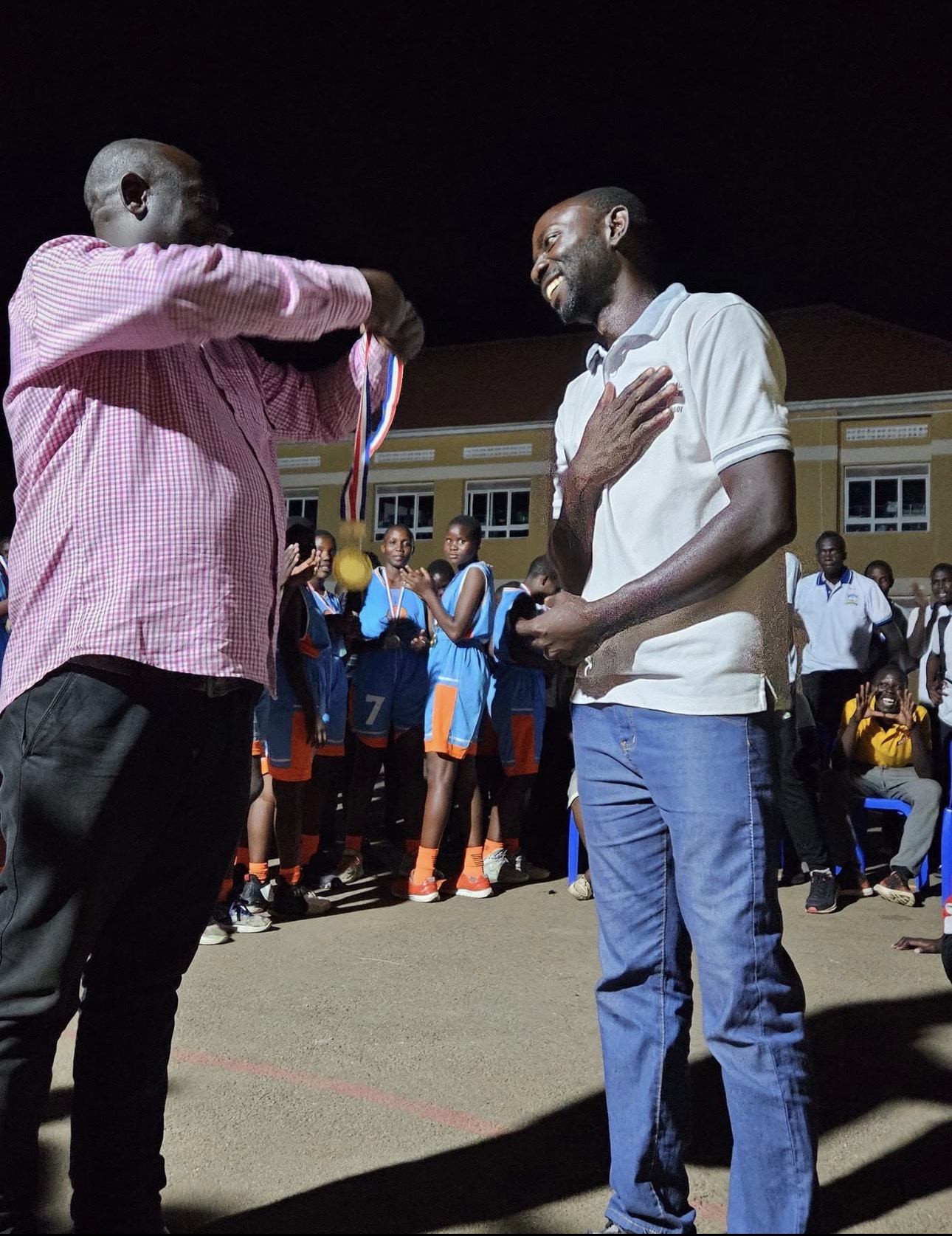 Medal ceremony after the championship game
