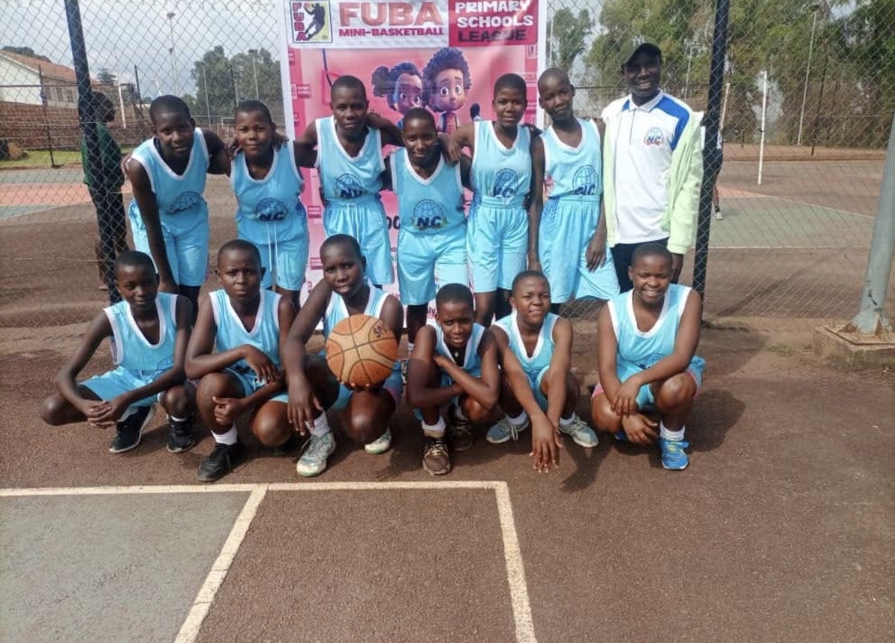 Nations' Changers primary team at the FUBA Mini-Basketball Primary Schools League